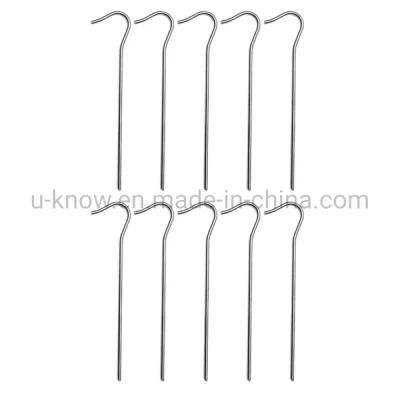 &prime;u&prime; Hook Set Tent Peg Set Use Gardening Camping Building and Decorating