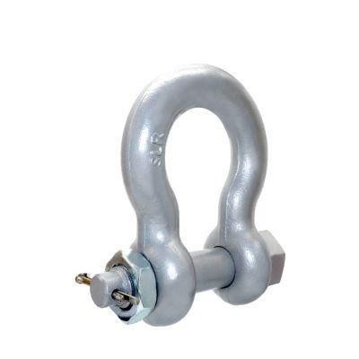 Carbon Steel Us Bolt Type D Ring Forged Chain Shackle