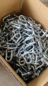 China Manufacturer Hot Dipped Galvanized European Type Large Dee Screw Pin Shackle