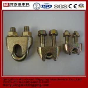 Yellow Zinc DIN 1142 Wire Rope Clip