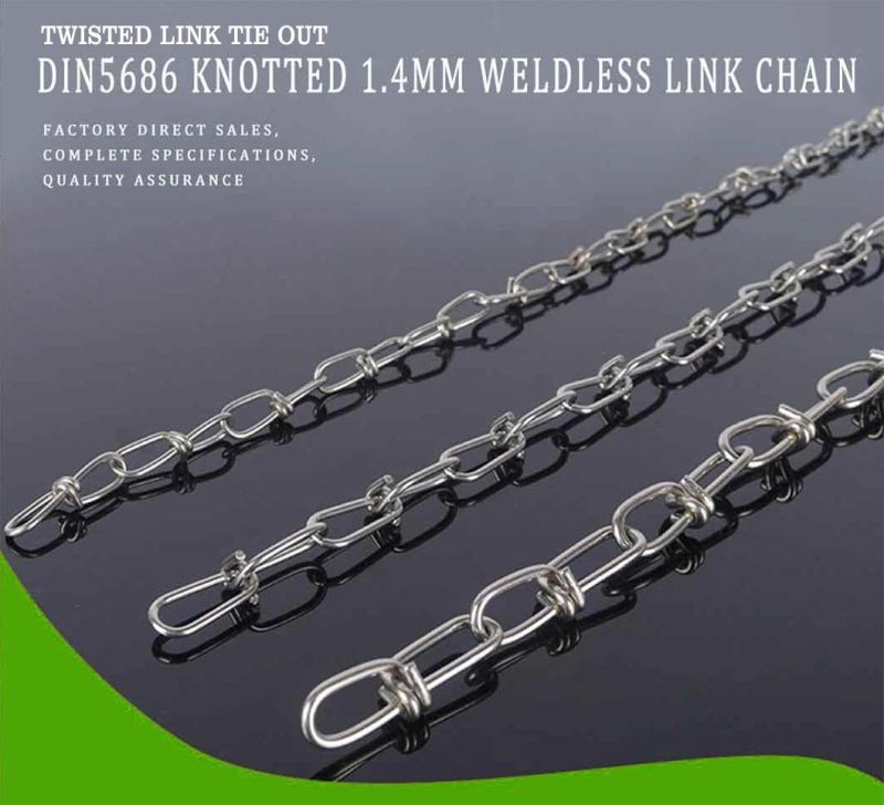 Most Demanded Product Zinc Plated Twisted Tie-out Chain