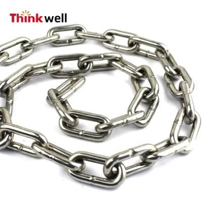 8mm High Quality DIN766 SS316 Short Link Chain