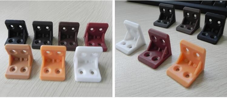 Plastic L Shape Angle Shelf Bracket Aj-006