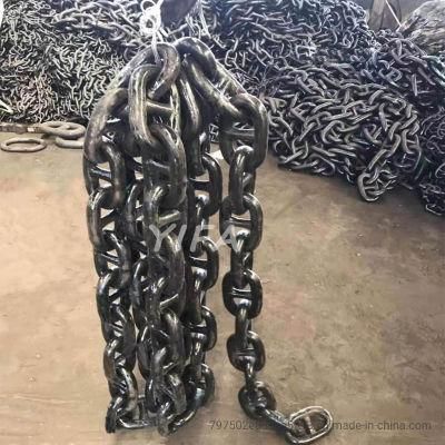 Black Painted Steel Anchor Chain Link Chain