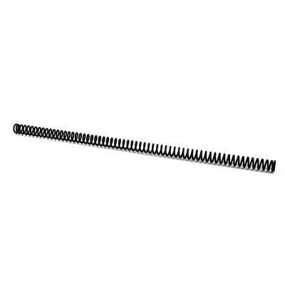 Custom Made Flat Wire Black Flocking Compression Spring