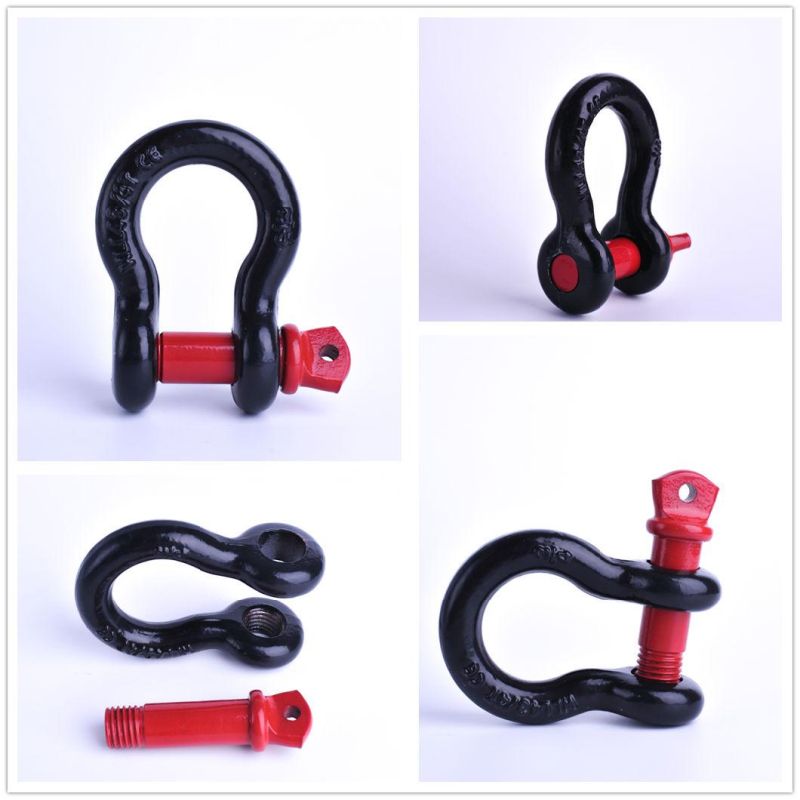 Manufacturer Drop Forged G209 Us Type Galvanized Bow Shackle/Omega Shackle