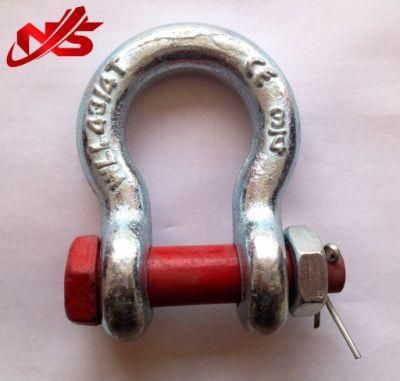 Us Type Drop Forged G-2130 Safety Bolt Bow Shackle