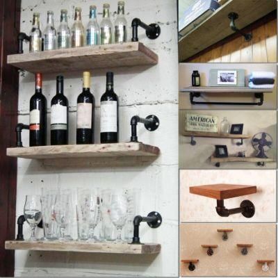 Floating Shelf Brackets Made From Industrial Pipe Fittings! Various Styles