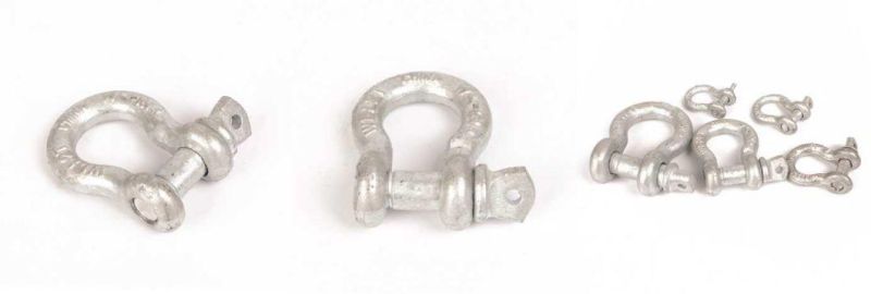 5/8" Galvanized Steel Screw Pin Anchor Shackle/ Lifting Shackles