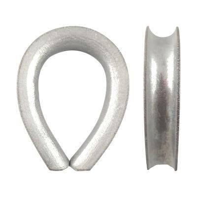 BS464 Open Type Wire Rope Thimble Dimensions
