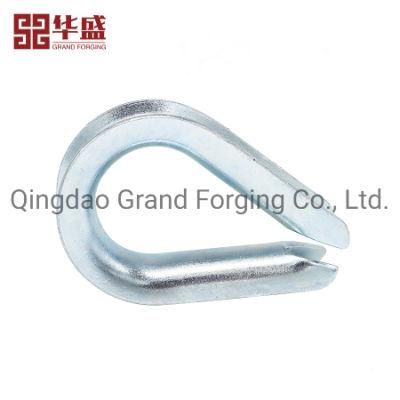 Factory Direct Sale Zinc Plated DIN6899A Wire Rope Thimble