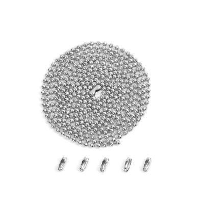 Cheap Price 4.5mm Polish Silver 304 Stainless Steel Ball Chain