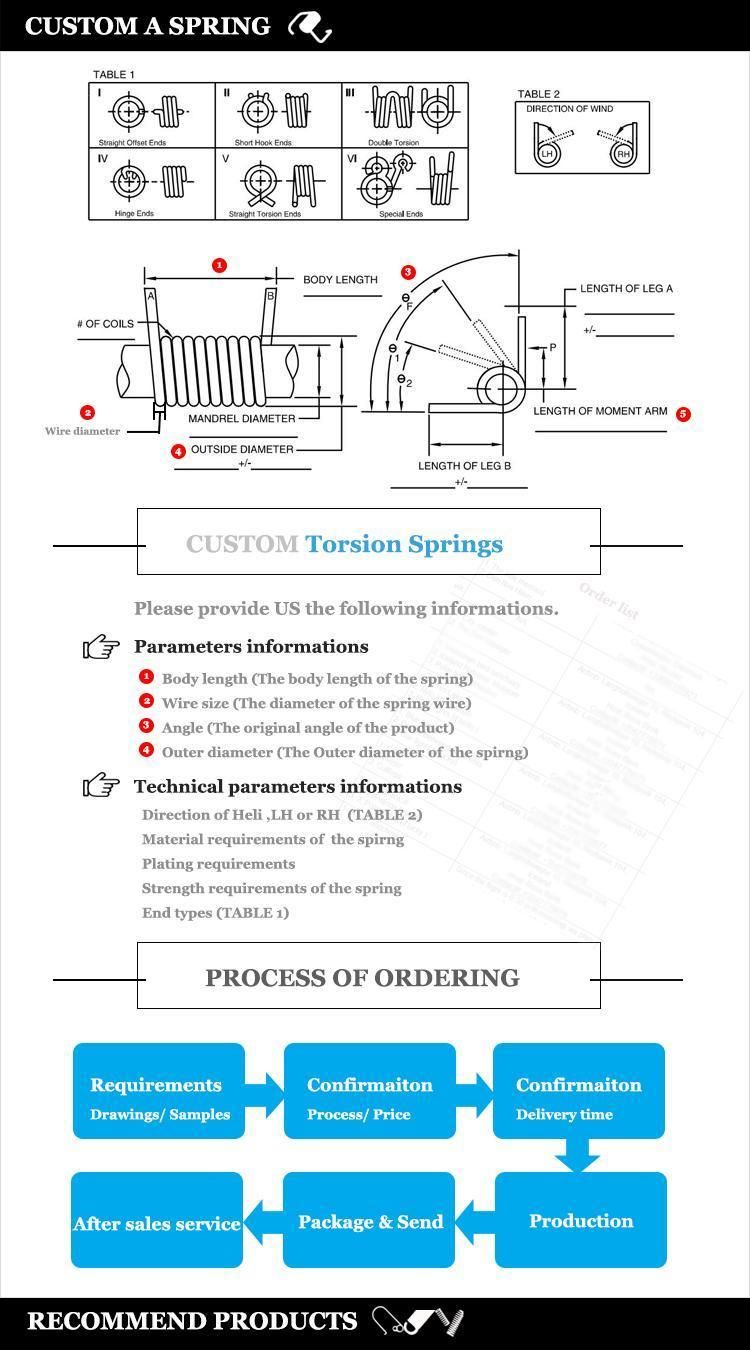 Torsion Spring Double Torsion Spring