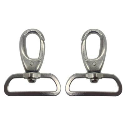 Bag Metal Swivel Eye Silver Color Safety Snap Hook