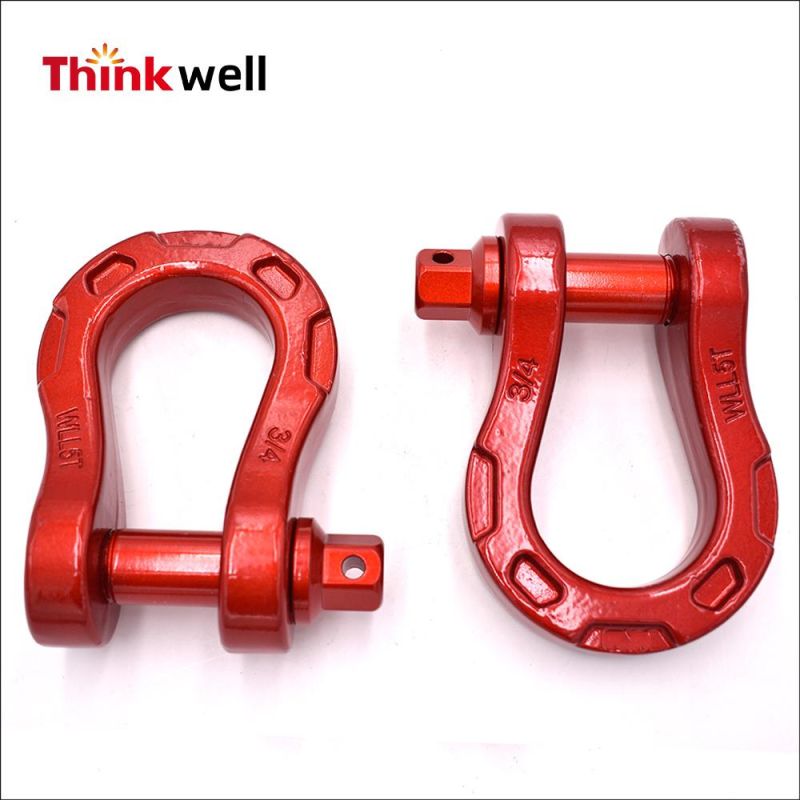 Custom Red Aluminum Shackle for off Road