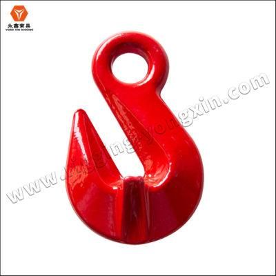 China Great Quality G80 Eye Shortening Safety Grab Hook with Wing for Chain
