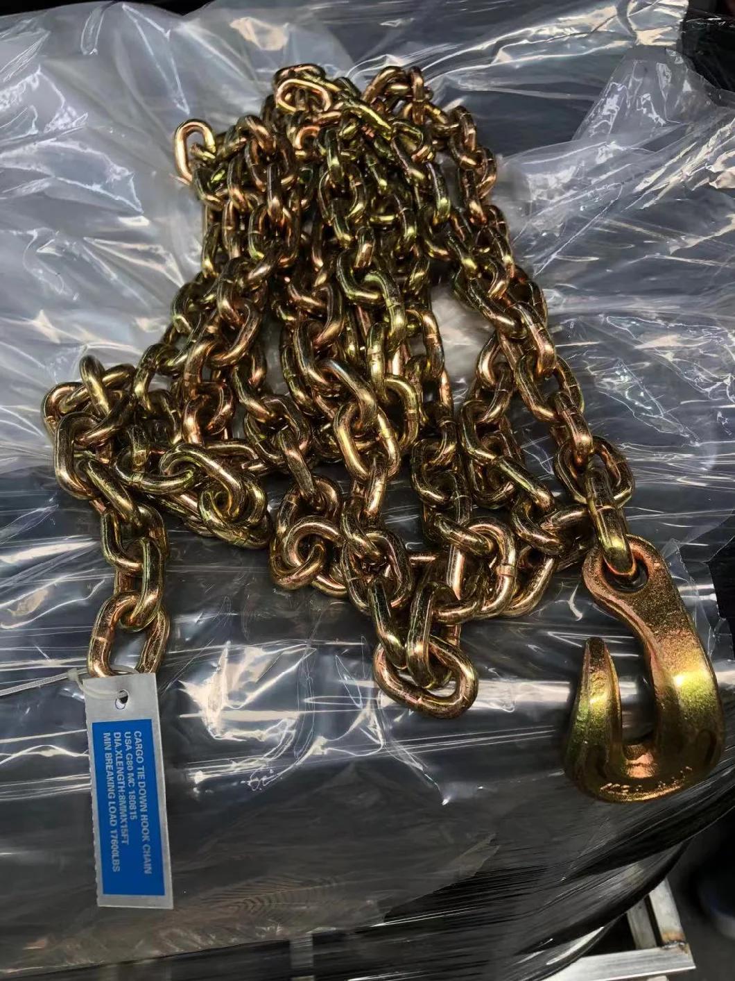 Welded Grade 80 Lifting Chain Weight Chain