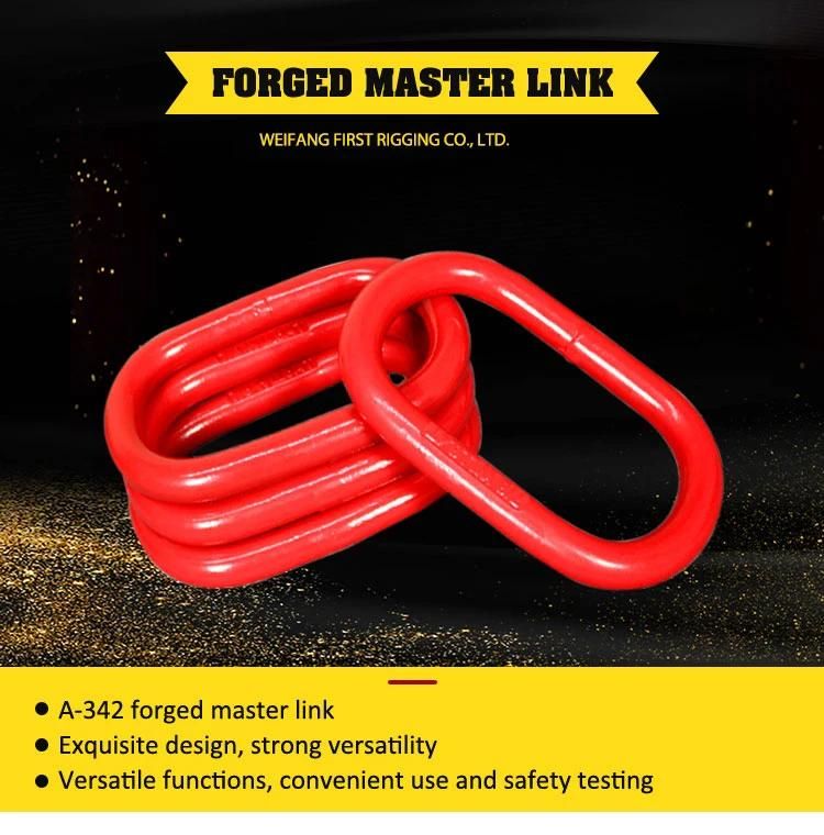 Forged Alloy Steel Color Painted G80 Master Link Assembly