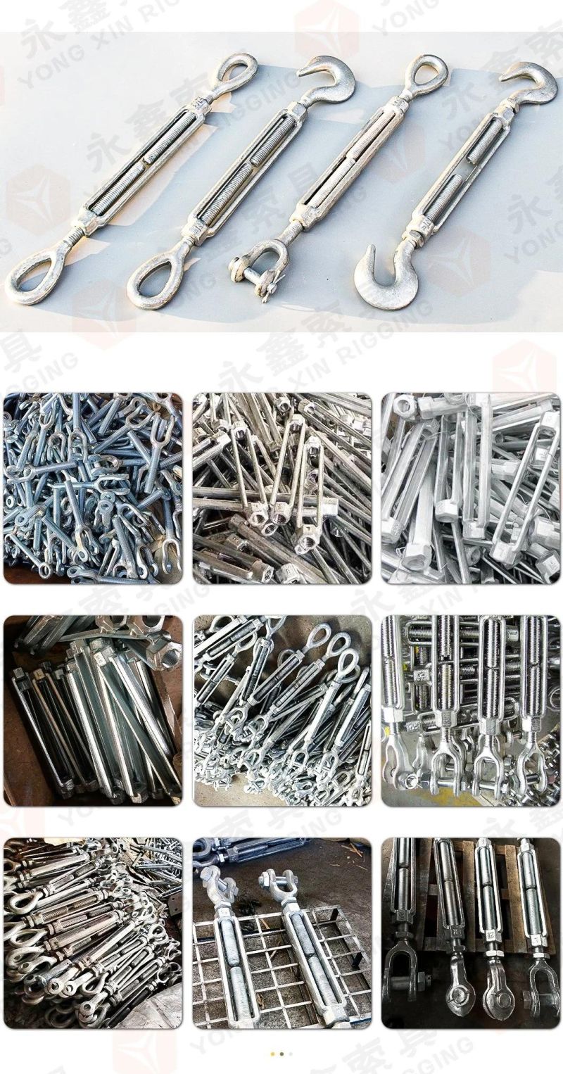 High Polished Stainless Steel Turnbuckle Body Rigging Hardware Stainless Steel Turnbuckles Eye Jaw