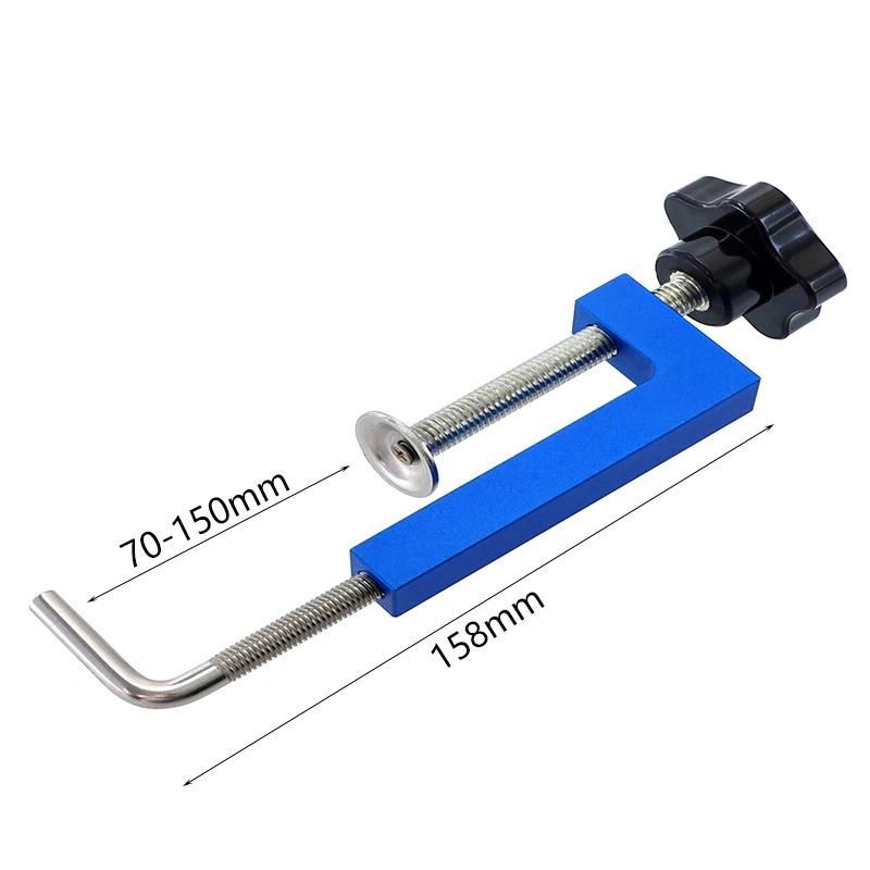 Woodworking G Clamp Universal Fence Clamp Aluminum Alloy Adjustable Fixing Clamp Universal Fence Clamp