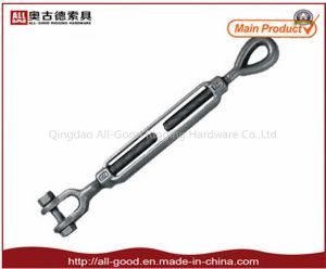 Carbon Steel Drop Forged Galvanized Us Type Fastener Jaw&amp; Eye Wire Rope Turnbuckle