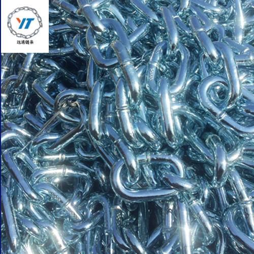 The Manufacturer Directly Supplies Blue and White Galvanized Chains