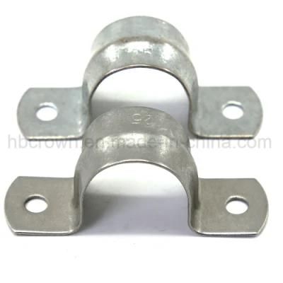 Stainless Steel Two Hole Electric Conduit Pipe Clamp