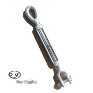 Heavy Duty Galvanised Drop Forged Eye &amp; Jaw Turnbuckle