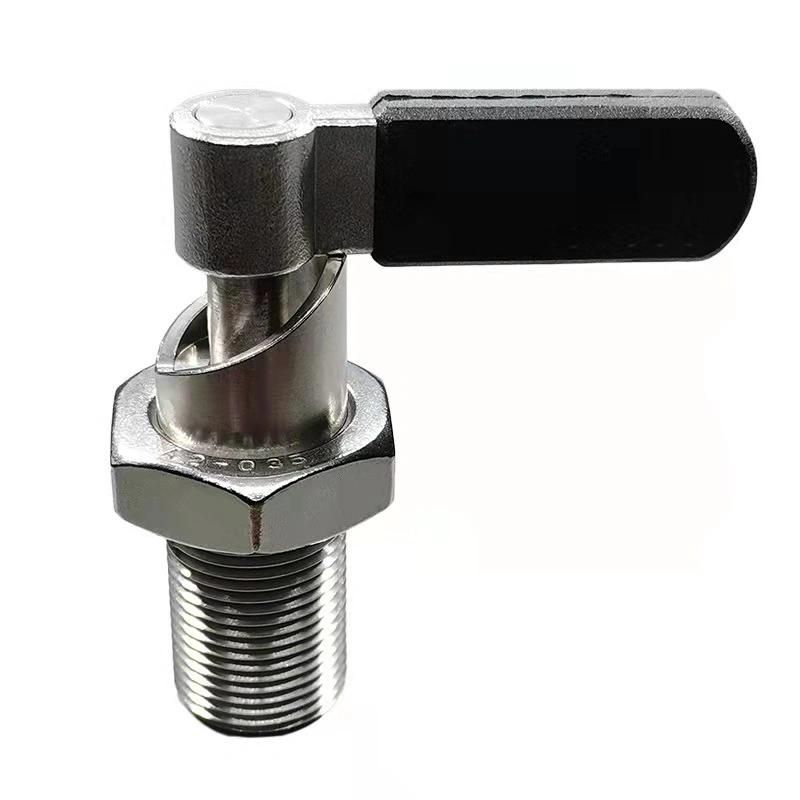 Thread Stainless Steel Non Lock-out Type Indexing Plunger with Pull Knob Nut