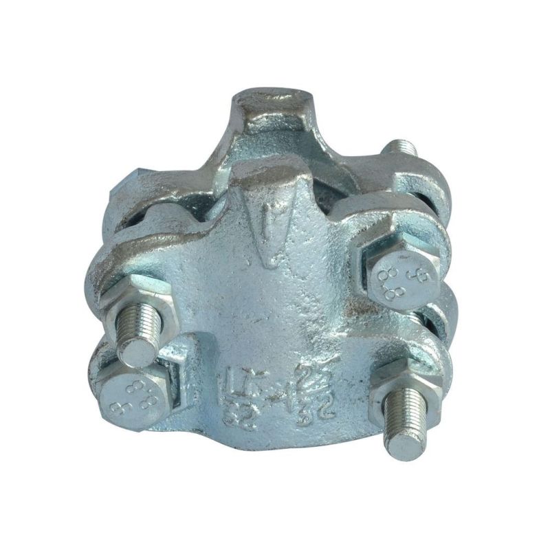 Carbon Steel Zinc Plated 4 Bolts Interlock Clamp