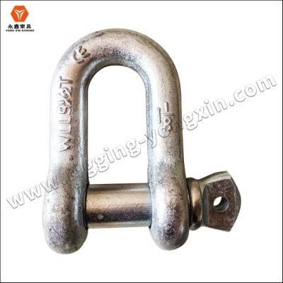 Galvanized Screw Pin Us Dee Type Marine Rigging Chain D Shackle