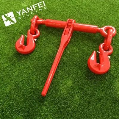 Grade80 Ratchet Type Lashing Chain Load Binder with Hooks