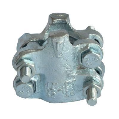 Carbon Steel Zinc Plated 4 Bolts Interlock Clamp