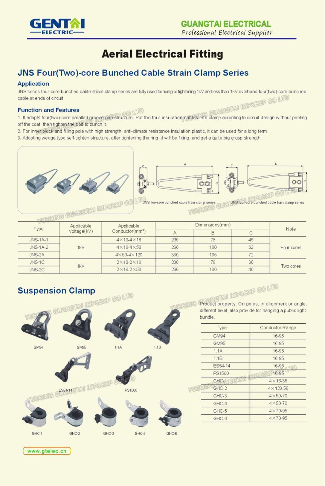 Anchor Clamp/Tension Clamp for Overhead Optical Cable