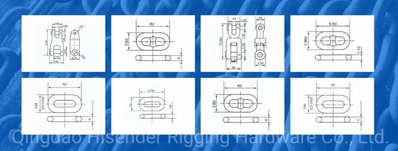 Rigging Hardware High Hardness Auto Welded Fishing Steel Link Chain