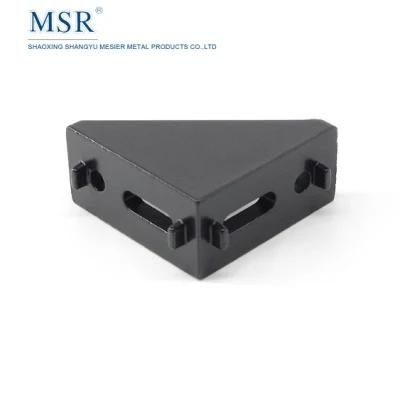 China Supplier Die-Cast Aluminum 4 Hole Inside 3060c-8A Corner Bracket for Aluminum Profile