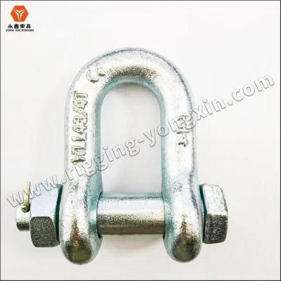 G2150 Us Bolt Type Galvanized D Dee Anchor Shackle