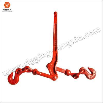 Manufacturer Drop Forged Rigging Hardware Lifting Tool Lever Type Load Binder with Safety Hooks