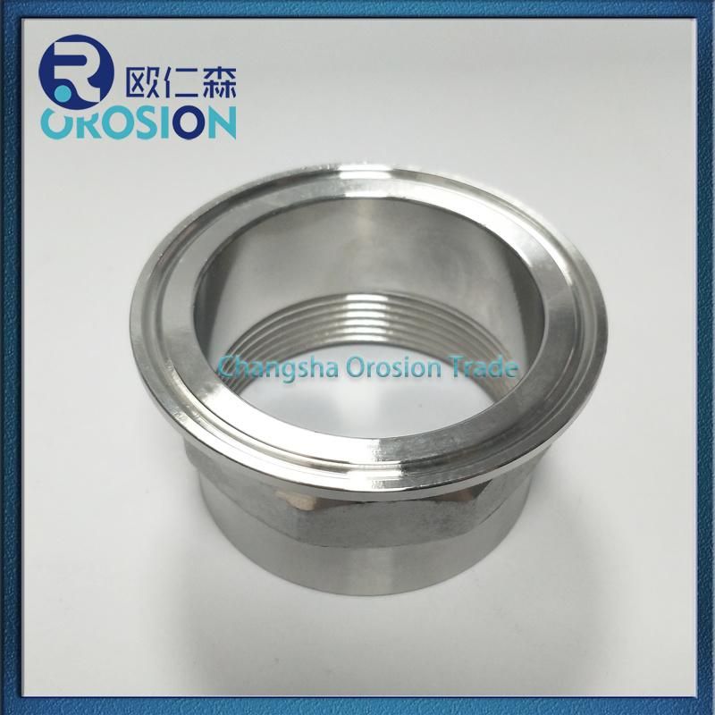 Stainless Steel Female Adapter for Hexagonal Tc Ferrule