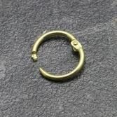 Hot Selling Great Price Nickel Plating Metal Large Book Ring Wholesale