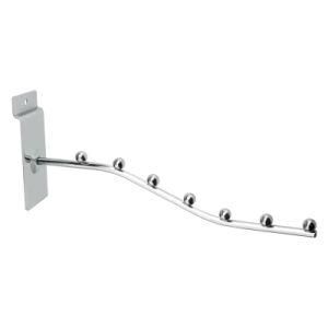 Slat Wall Metal Chrome Display Hook