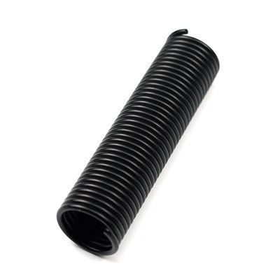 Customized 2mm Wire Diameter Black Extension Spring for Garage Door