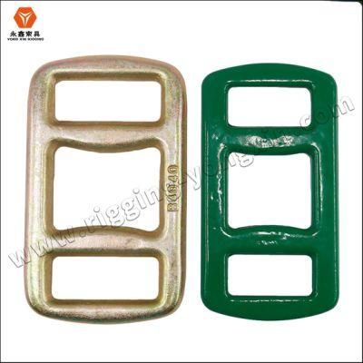 China Cheap Forged Lashing Square Buckle for Woven Polyester Lashing Strap