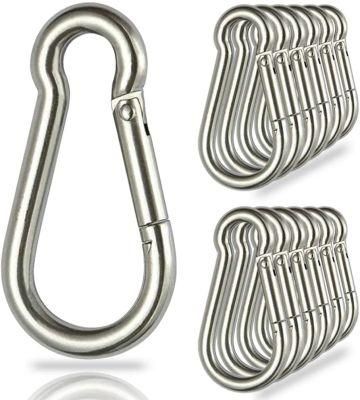 Wholesale Black Clip Keychain Small Spring Snap Hook Safety Rotating Climbing Mini Locking Logo Aluminum Custom Metal Carabiner Hooks