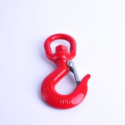 High Strength Alloy Steel Lifting 322A 322c Crane Swivel Hooks with Safety Latch