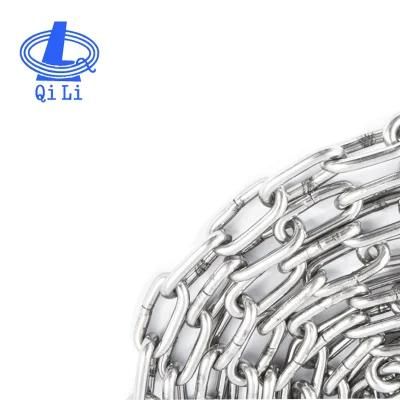 DIN763 SS304 Polished Long Round Link Chain