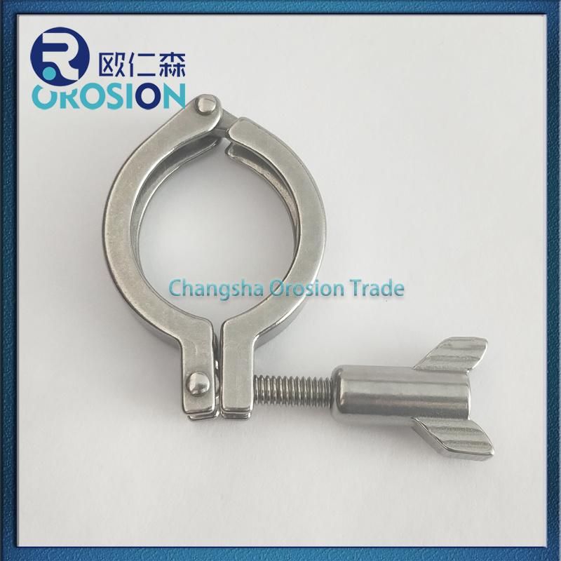 Sanitary Stainless Steel Tc Clamp for Flying Head Nut