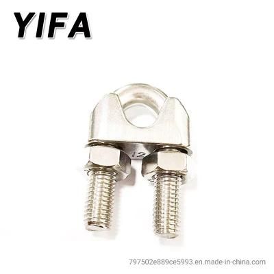 304 316 Stainless Steel Wire Rope Clip DIN741 Clamp