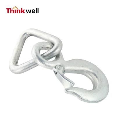 50mm Forged Safety Hook with Triangle Ring