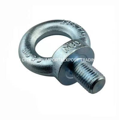 DIN580 Galvanized Eyebolt Round Head Bolt Carbon Steel Eyebolt Rigging Items